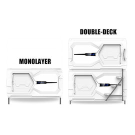 White Space Capsule Bed / Horizontal Bunk Beds Anti - Theft Security Lock